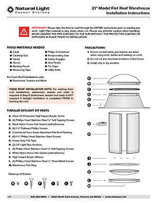 Natural Light Flat Roof Warehouse Install Thumb